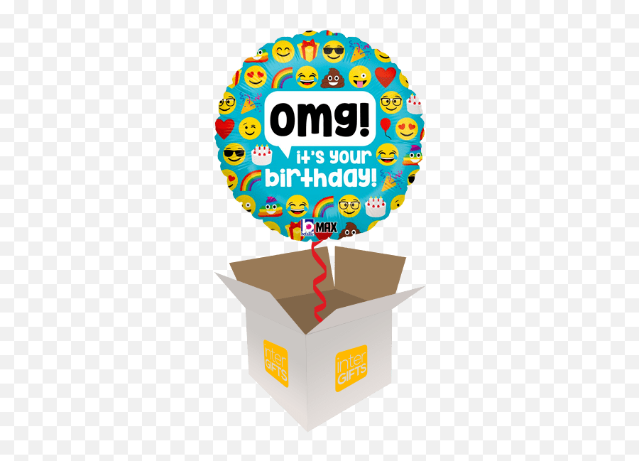 Download Emoji Omg Itu0027s Your Birthday - 6th Birthday Logo,Omg Logo