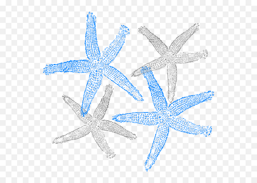Starfish Prints Clip Art At Clkercom - Vector Clip Art Emoji,Starfish Clipart Png