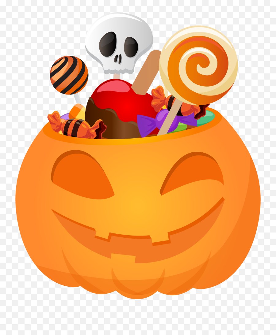 Halloween Skull Png - Halloween Candy Clipart 1429912 Emoji,Candy Clipart