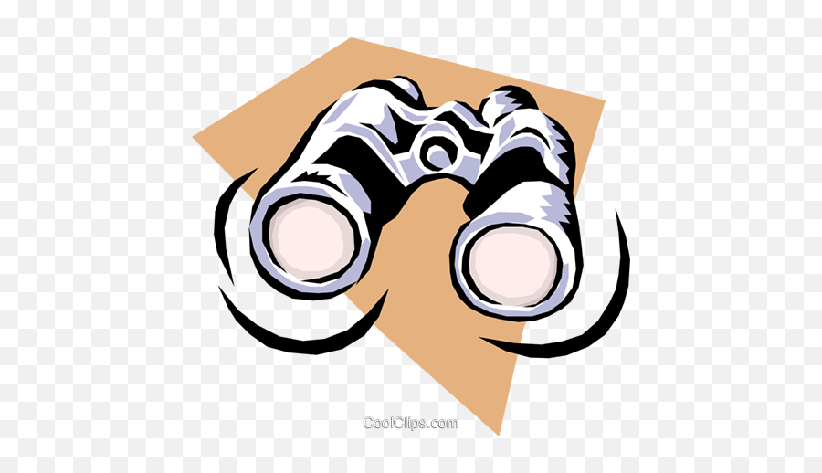 Binoculars Royalty Free Vector Clip Art - Binoculars Emoji,Binoculars Clipart