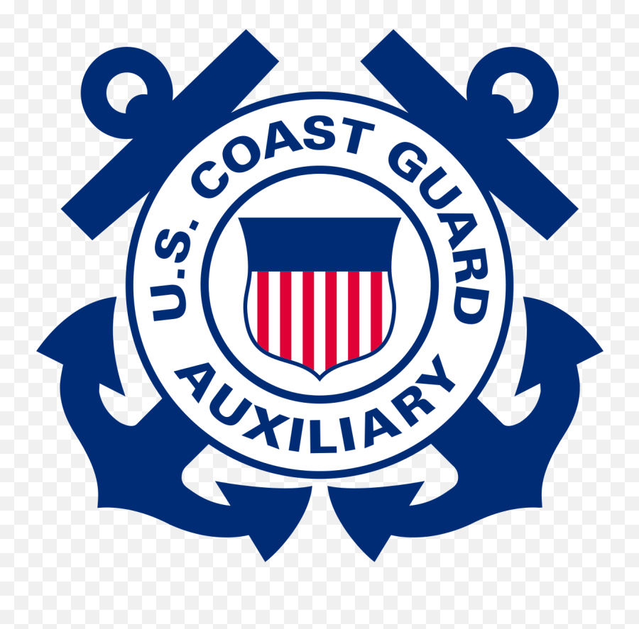 Aux W - Vector Us Coast Guard Auxiliary Logo Emoji,Us Coast Guard Logo