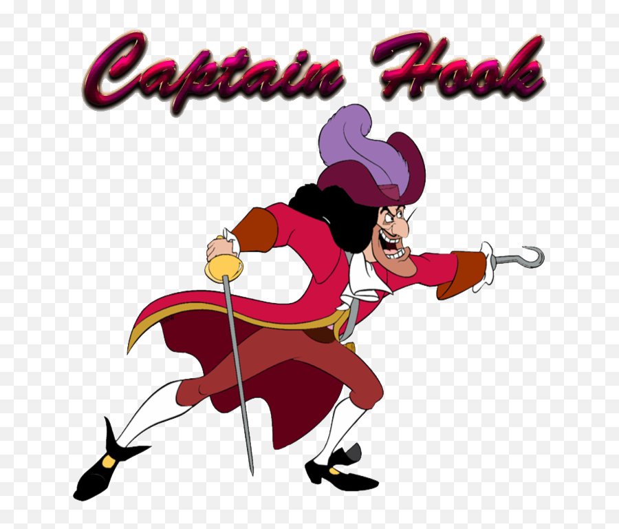 Captain Hook Png Clipart - Fictional Character Emoji,Hook Clipart