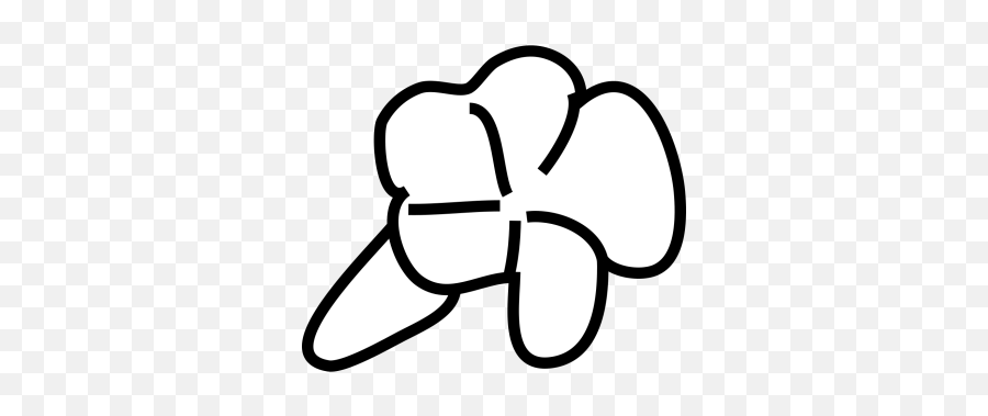 Simple Flower Outline Png Svg Clip Art For Web - Clip Art Emoji,Flower Outline Clipart