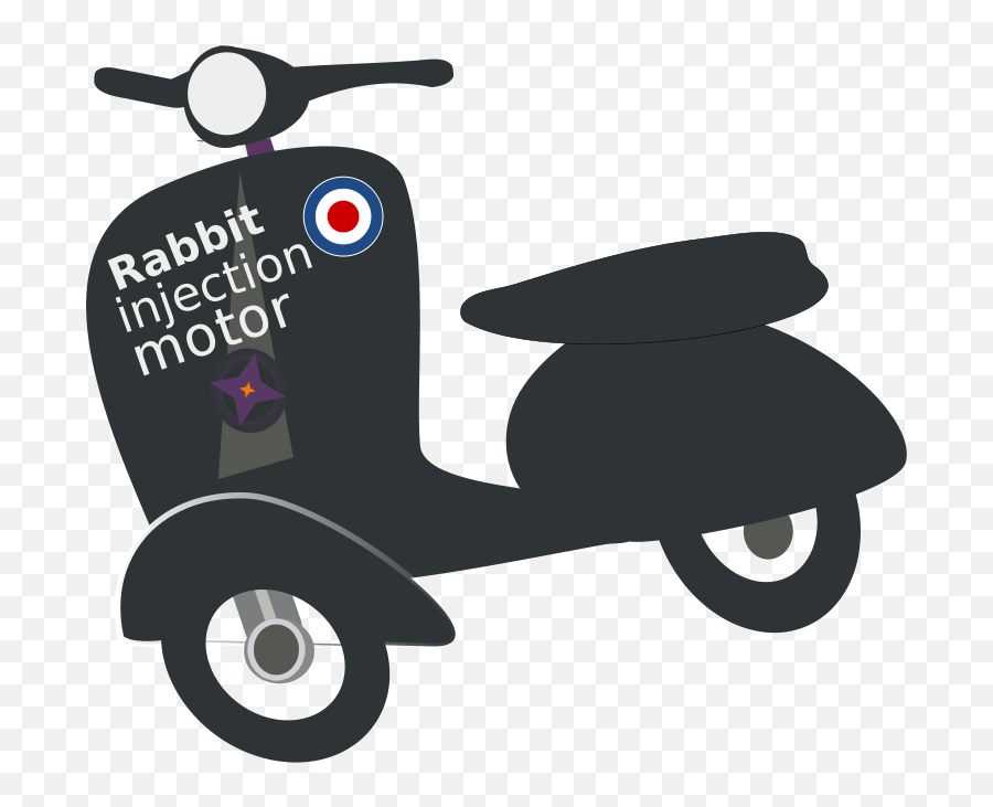 Free Clipart Motor Scooter Made In France Chatard - Pinguino En Moto Emoji,Spa Clipart