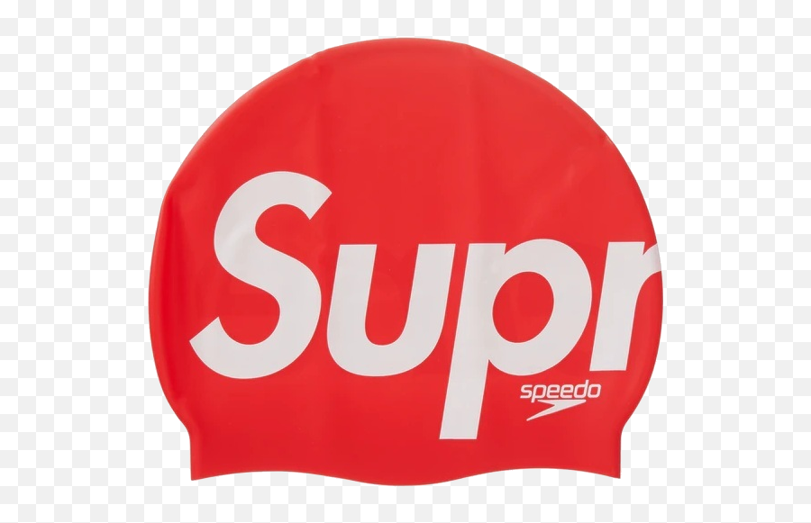 Supreme Speedo Swim Cap Red - Supreme Swim Cap Emoji,Speedo Logo