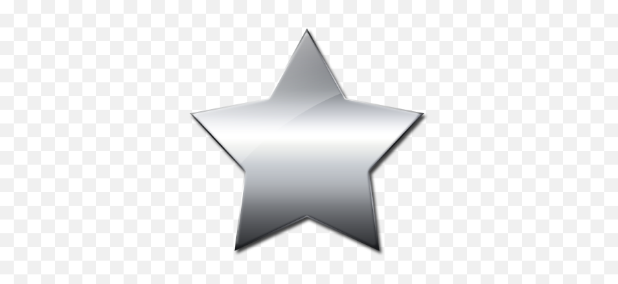 Silver Star Clip Art Simple 5 - Silver Clipart Transparent Background Emoji,5 Clipart
