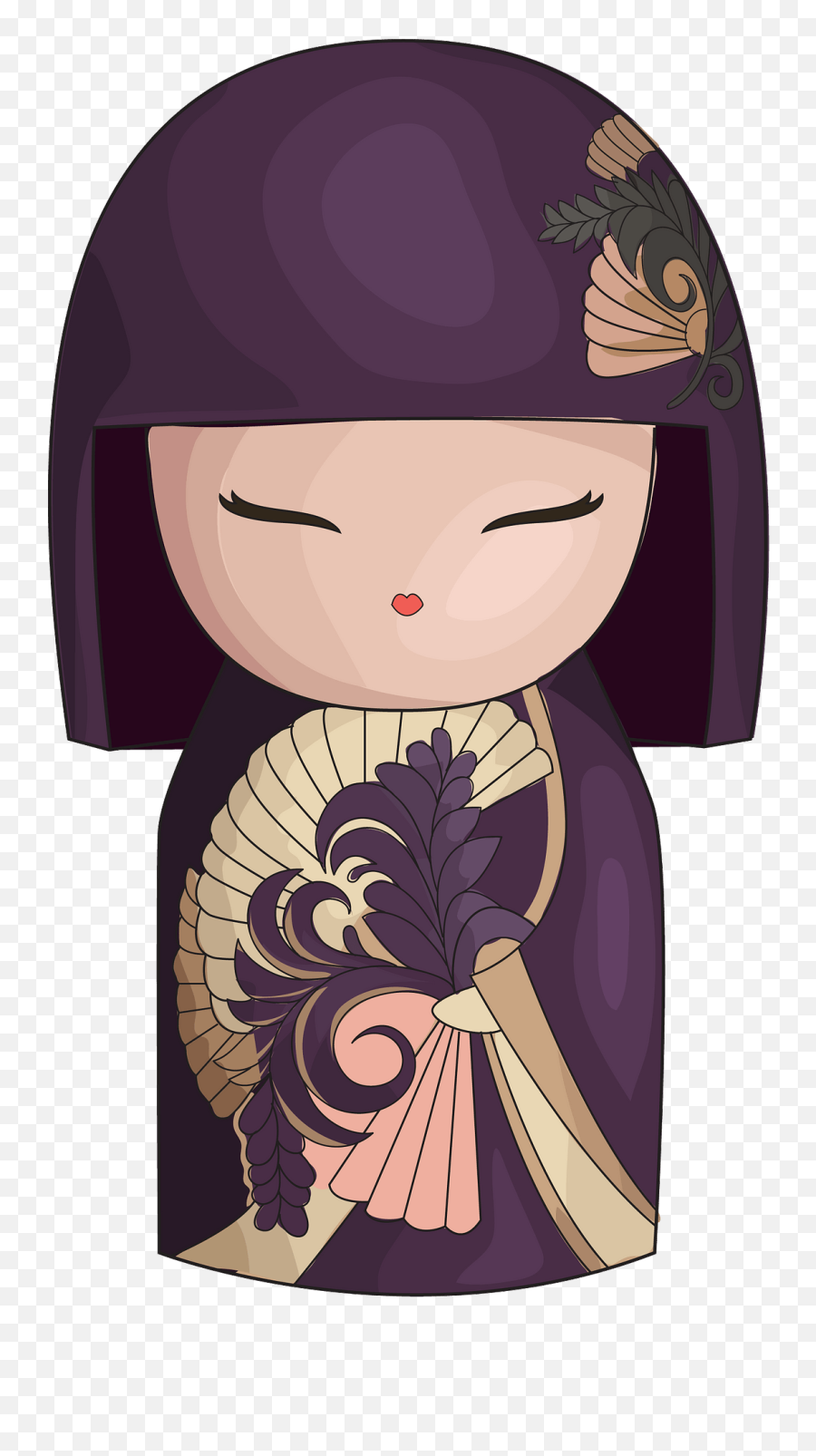 Kimmi Doll Purple Clipart Free Download Transparent Png - Fictional Character Emoji,Purple Clipart