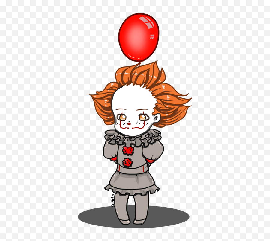 Drawing Clowns Cute - Cute Pennywise Emoji,Pennywise Clipart