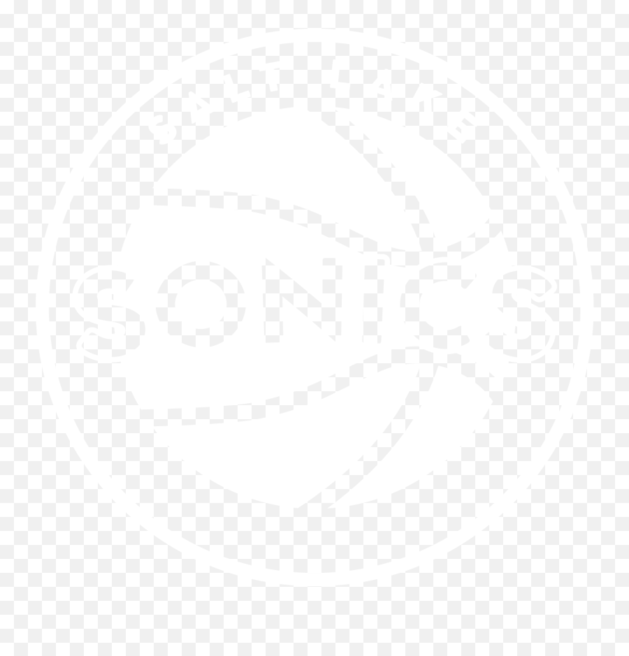 Salt Lake Sonics - Large White Emoji,Sonics Logo