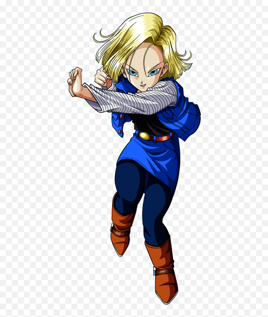 Android 18 - Dragon Ball Android 18 Png Emoji,Android 18 Png