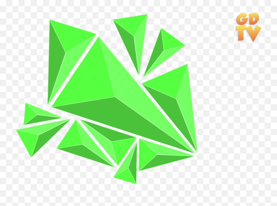 Geometric Shape Png High - Quality Image Green Geometric Language Emoji,Transparent Shapes
