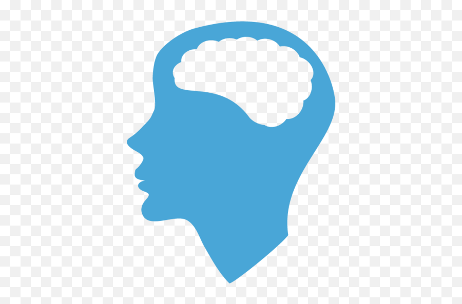 Brain Clipart - Thinking Brain Clipart Blue Emoji,Brain Clipart Transparent