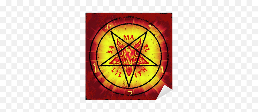 Pentagram - Symbol Of Satan Sticker U2022 Pixers We Live To Change Pentagram Szatana Emoji,Pentagram Transparent Background