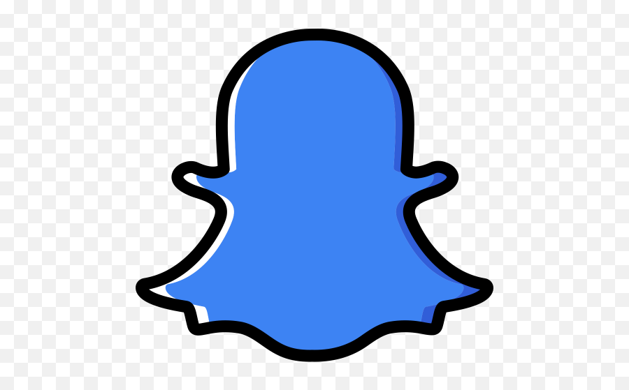 Download Png Snapchat Logo Png U0026 Gif Base - Blue Snapchat Background Logo Emoji,Snapchat Logo