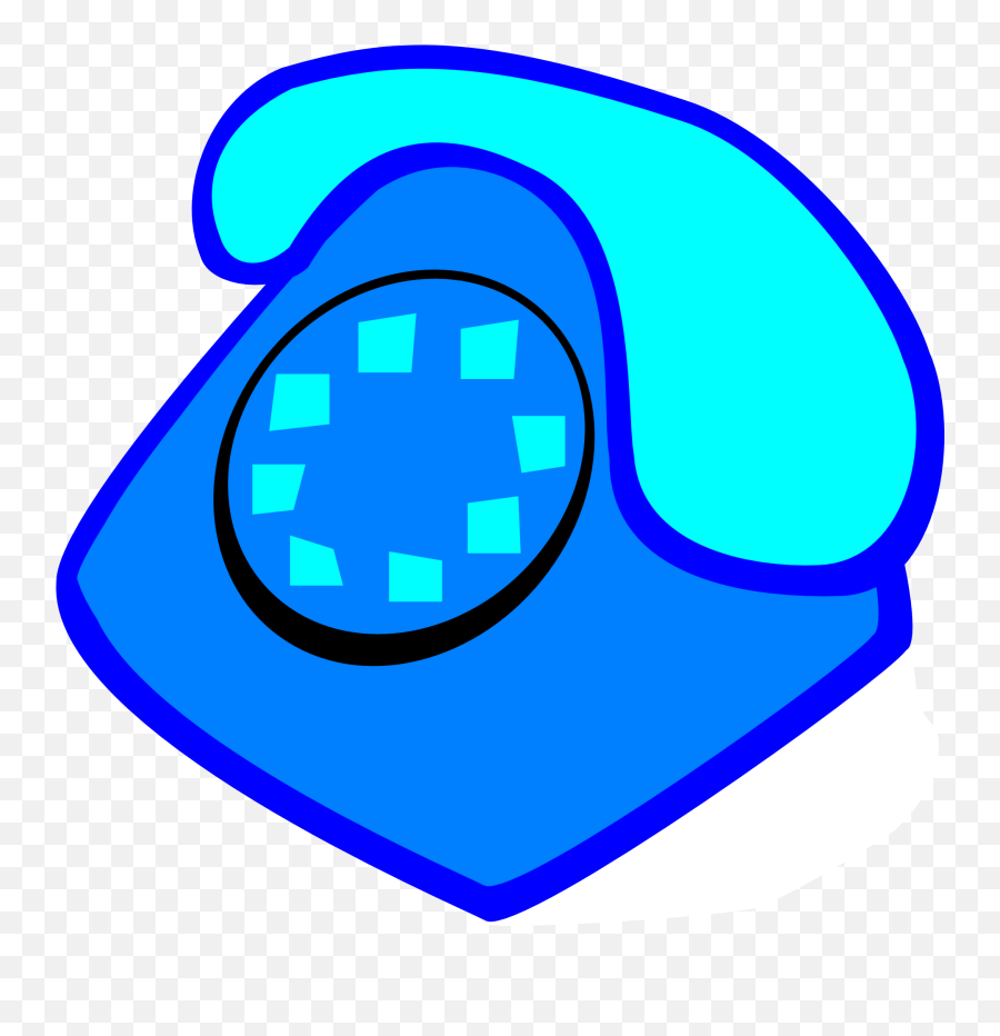 Telephone Communication Clipart - Clipart Blue Phone Emoji,Communication Clipart