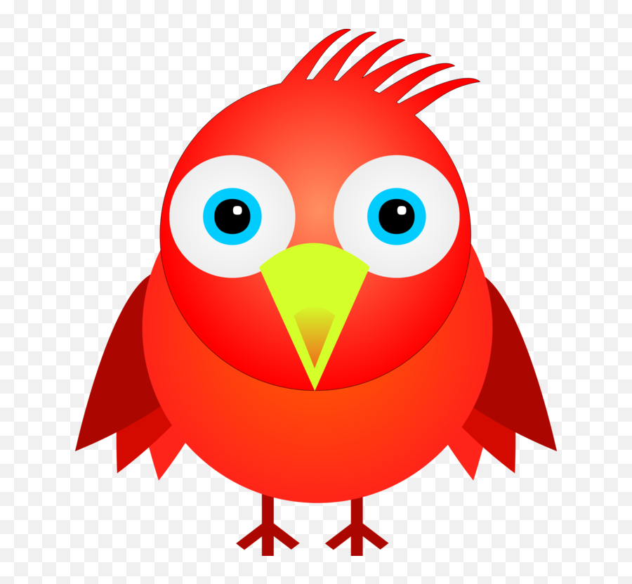 Beak Bird Artwork Png Clipart - Red Bird Clipart Emoji,Cardinal Clipart