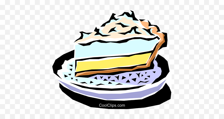 Lemon Meringue Pie Royalty Free Vector Clip Art Illustration Emoji,Pie Clipart Free