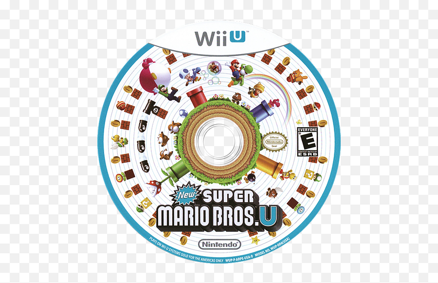 New Super Mario Bros U Details - Launchbox Games Database New Super Mario Bros U Wii U Disc Emoji,Super Mario Bros Logo