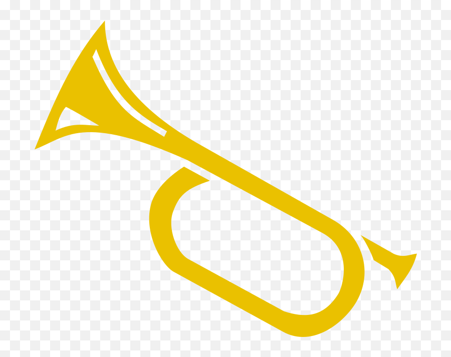 Trumpet Png Facing Left Clipart - Horizontal Emoji,Trumpet Png