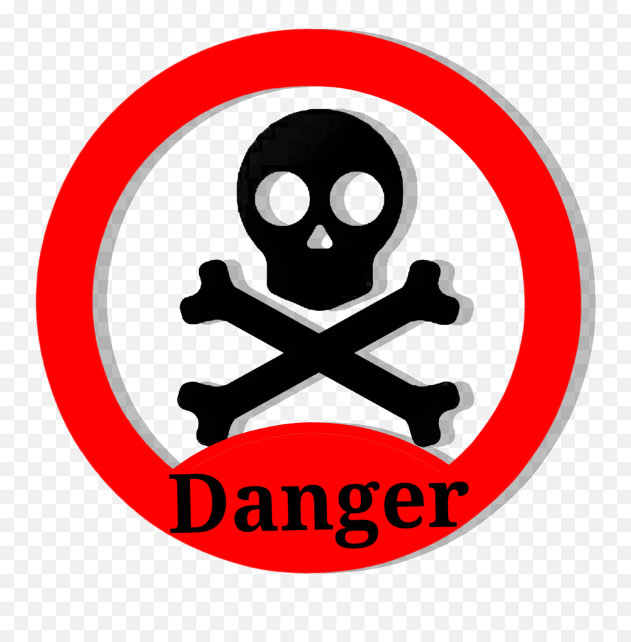 Skull Clipart Danger Take Care Vector - Danger Png Emoji,Skull Clipart