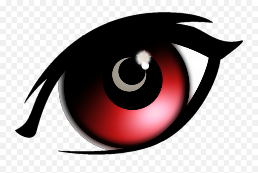 Anime Eyes Png Transparent - Red Anime Eyes Png Emoji,Red Eyes Png