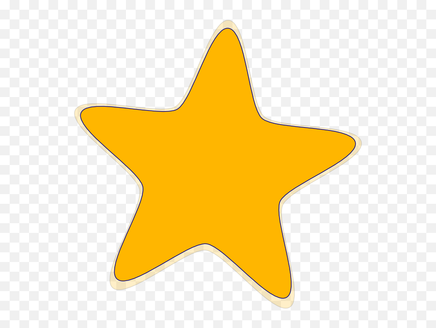 Gold Star Clip Art At Clker - Clip Art Star Gold Emoji,Gold Star Clipart
