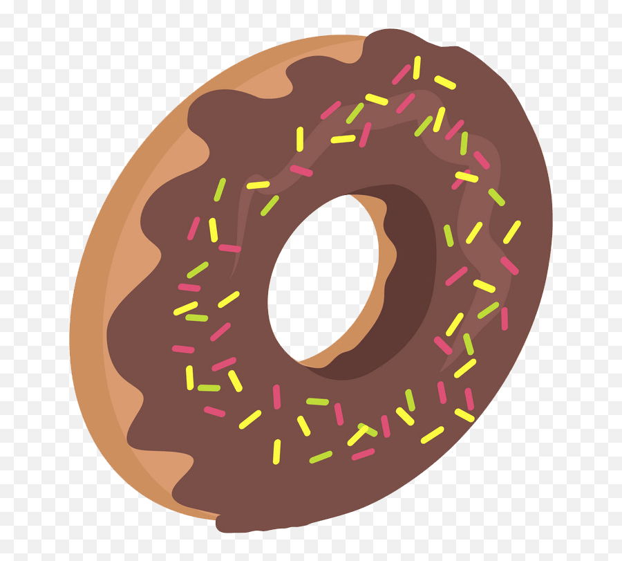 Glaze Donut Clipart Transparent - Clipart World Emoji,Sprinkles Clipart