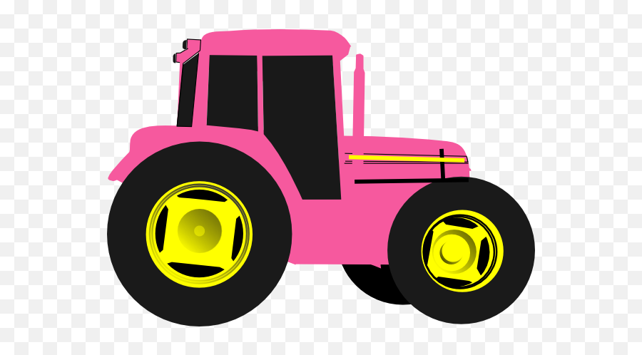 John Deere Tractor Clipart 4 - Pink Tractor Clipart Emoji,Tractor Clipart