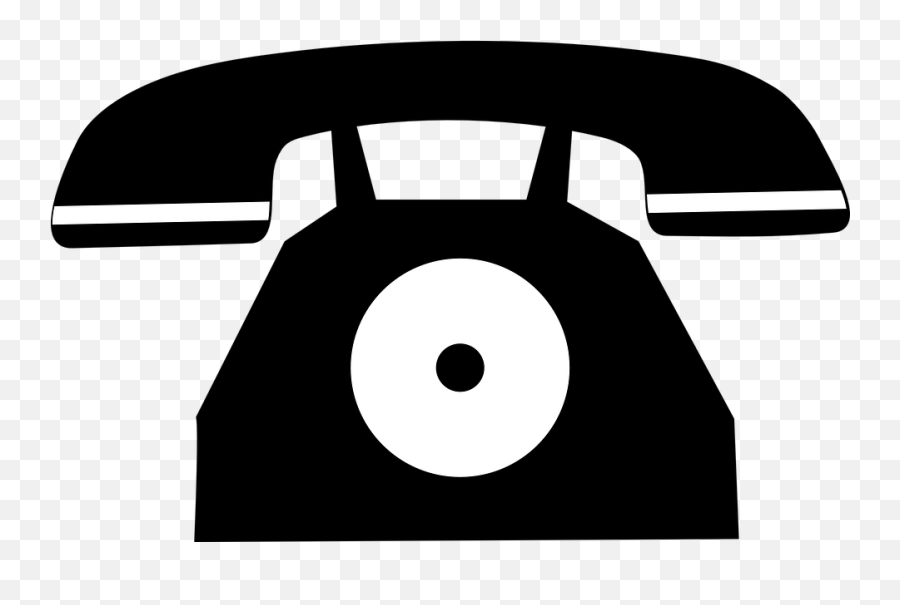 Telephone Transparent Clip Art - Telephone Clip Art Png Telephone Phone Clipart Emoji,Phone Vector Png