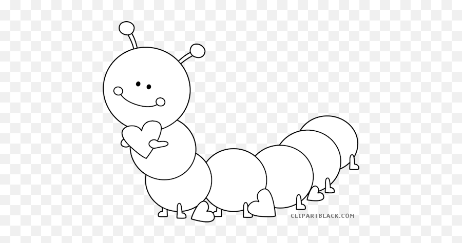Library Of Black And White Png Free - Colouring Sheet Caterpillars Black And White Emoji,Caterpillar Clipart