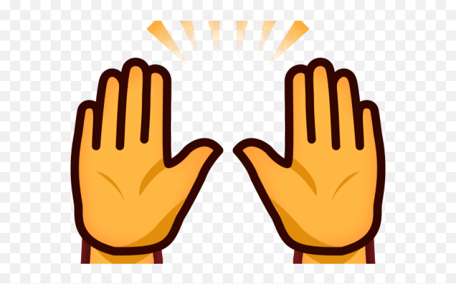 Raising Both Hands Emoji Clipart - Full Size Clipart Plaza De Mozart,Raised Hand Clipart