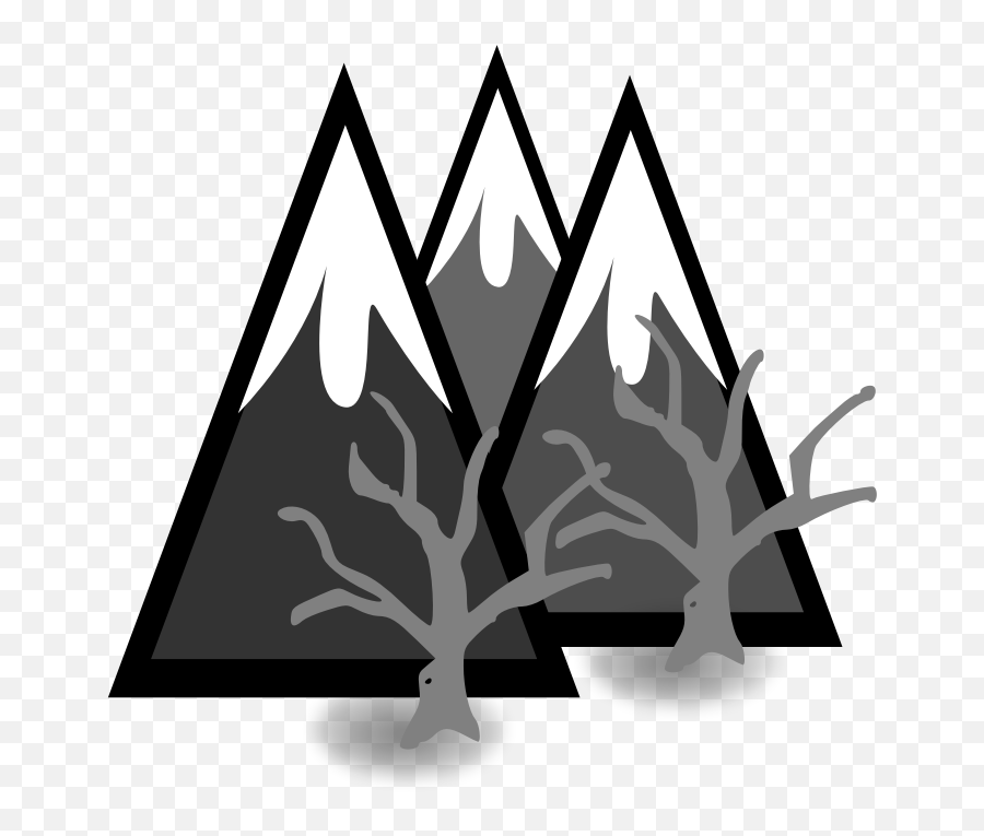 Clip Art Of Mountains - Clipartsco Emoji,Mountains Black And White Clipart