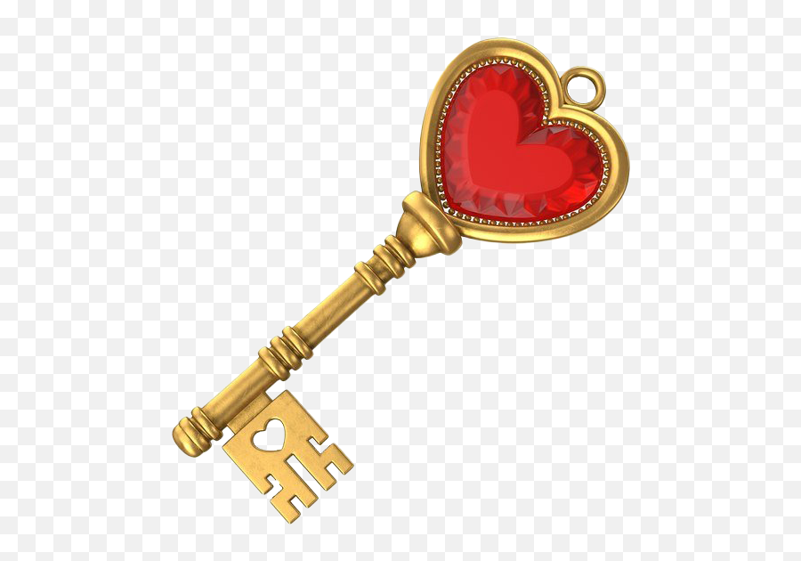 Heart Key Png Free Download - Transparent Heart Key Png Emoji,Key Png