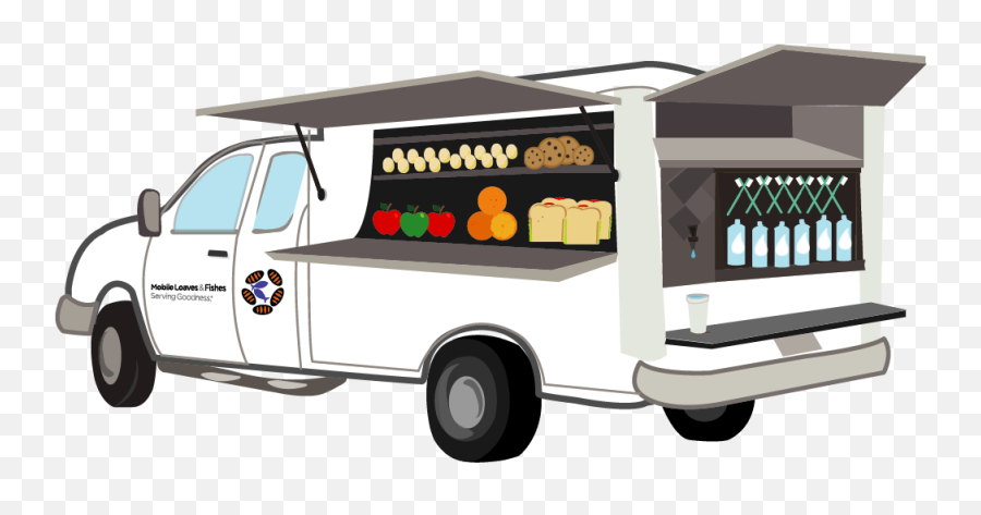 Cf Village Truck Run - Mobile Loaves U0026 Fishes Emoji,Food Truck Clipart