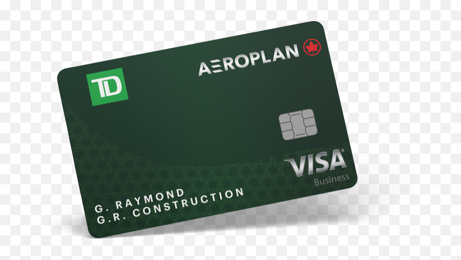 Td Aeroplan Visa Business Credit Card Emoji,Twitter Logo For Business Cards
