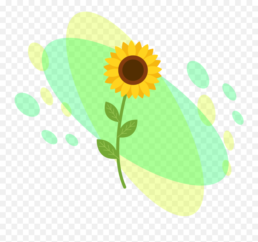 Sunflowers Vector Emoji,Sunflower Vector Png
