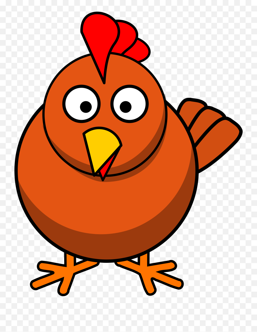 Chicken Clipart No Background - Cartoon Animal Emoji,Chicken Clipart