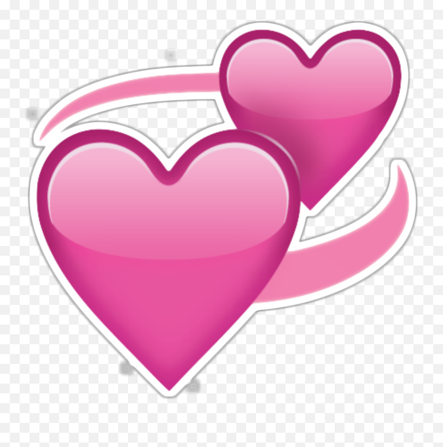 Library Of Pink Heart Graphic Freeuse Download Transparent - Transparent Revolving Heart Emoji,Hearts Transparent