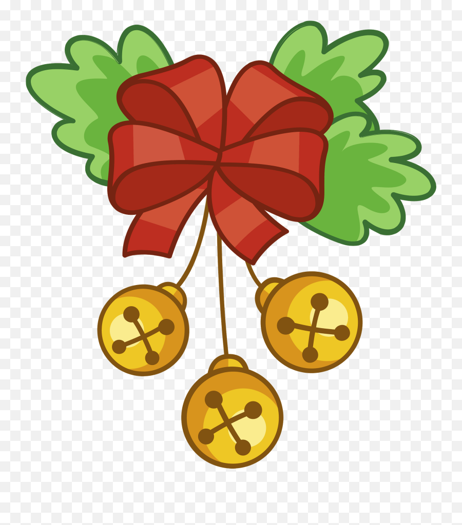 Jingle Bells Clipart - Transparent Background Jingle Bells Clipart Emoji,Christmas Bells Clipart