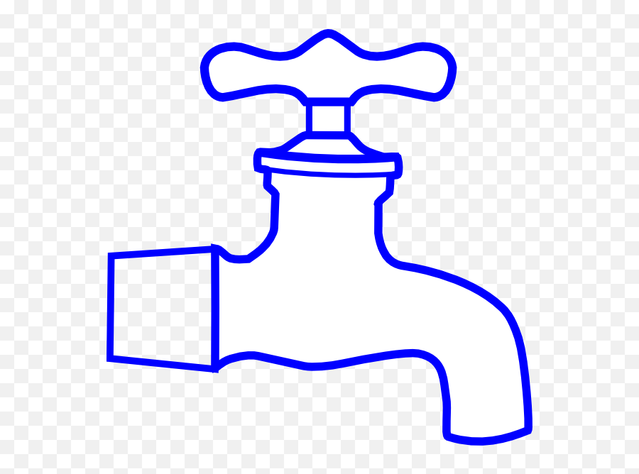 Blue Faucet Clip Art - Tap Png Clipart Emoji,Sink Clipart