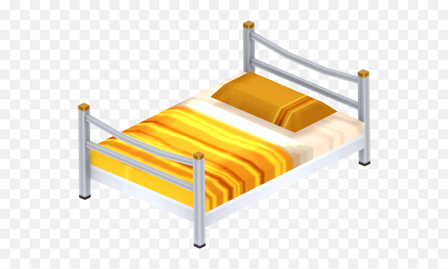 Ds Dsi - Mysims Kingdom Yellow Bed The Models Resource Twin Size Emoji,Bed Transparent