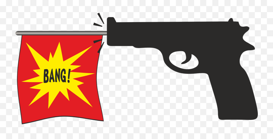 Clipart Gun Gun Violence Clipart Gun - Cartoon Gun Bang Emoji,Gun Emoji Png
