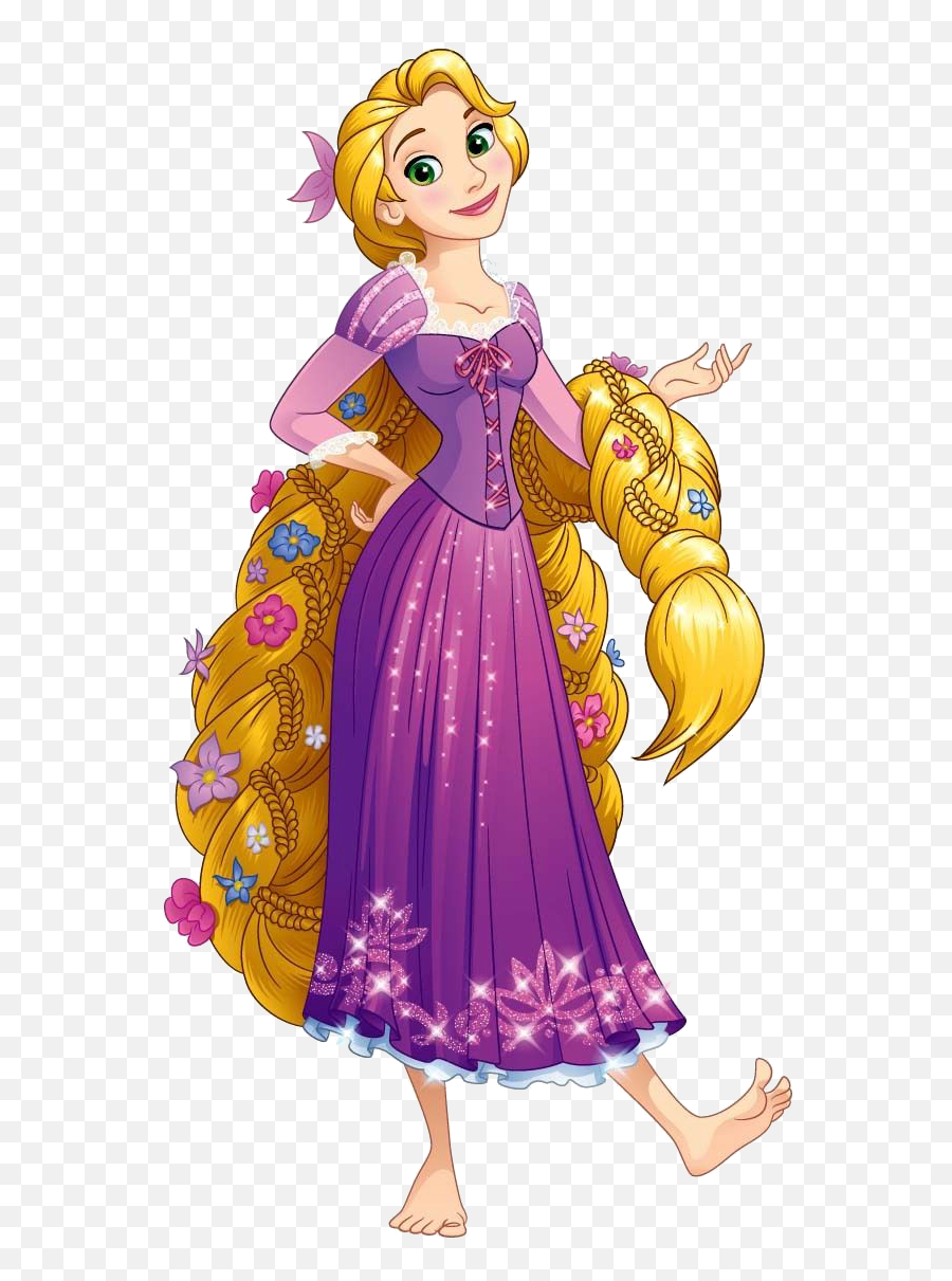 Rapunzel Tangled Flower Hair - Transparent Background Rapunzel Clipart Emoji,Tangled Png