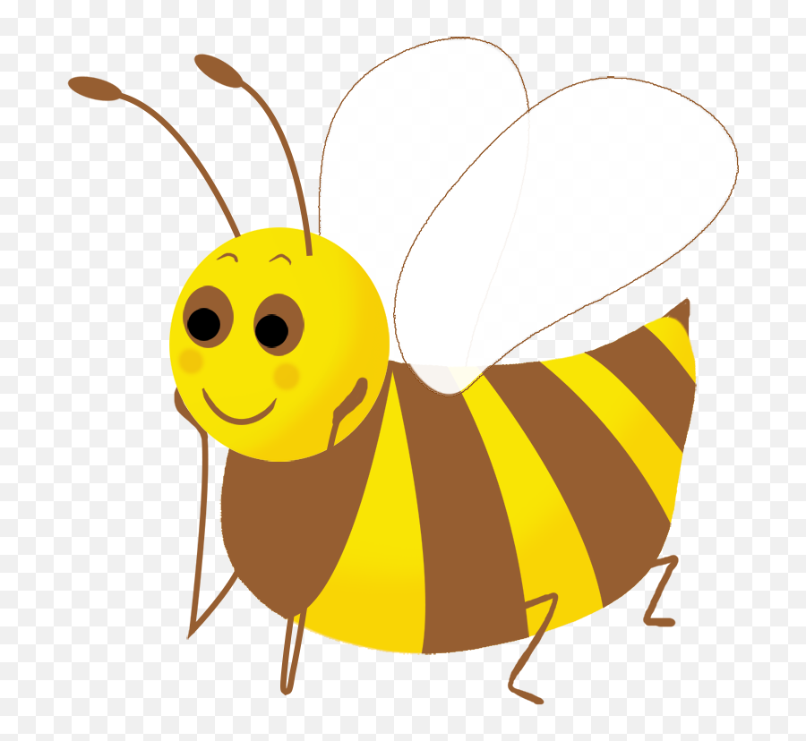 Bee Clipart - Pink Honey Bee Emoji,Bee Transparent