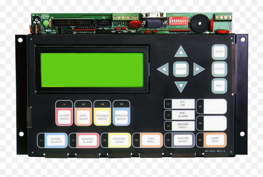 Rax - Lcd Remote Shared Display U2013 Mircom Fire Alarm Remote Annunciator Emoji,Transparent Display