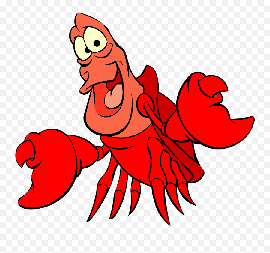 Crab Clipart Sebastian Crab Sebastian - Little Mermaid Sebastian Disney Emoji,Crab Clipart