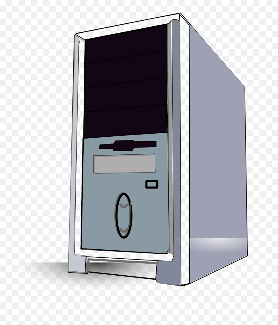 Pc Clipart Old Computer Picture 1848259 Pc Clipart Old - Computer Case Clipart Png Emoji,Computer Clipart