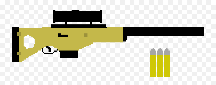 Download Angle Weapon Art Pixel - Fortnite Pixel Art Sniper Emoji,Fortnite Sniper Png