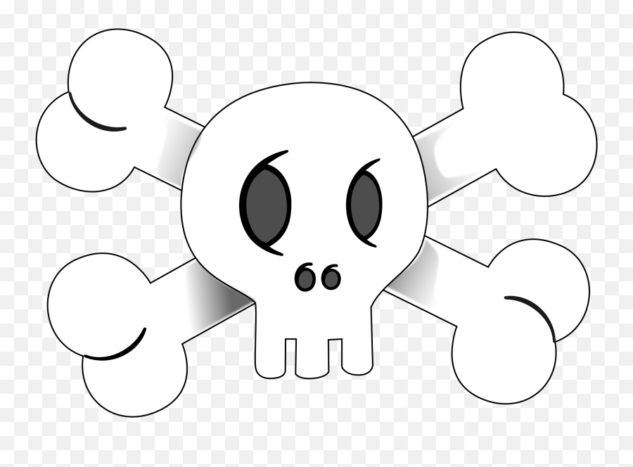 Clip Art Pirate Skull Flag White Flagga - Clipart Best Kids Pirate Flag Emoji,Flag Clipart Black And White