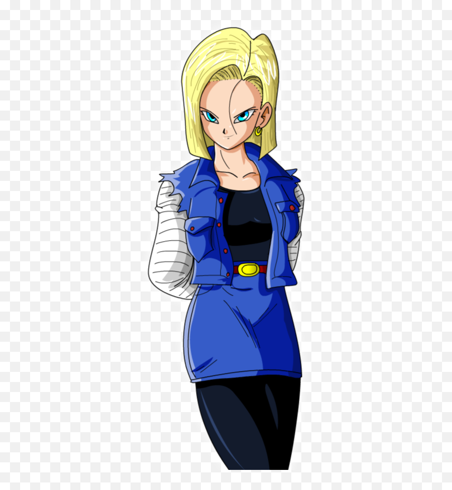 Android 18 - Androide 18 Dragon Ball Emoji,Android 18 Png